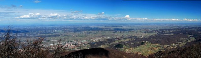 Vidik s vrha Ivančice